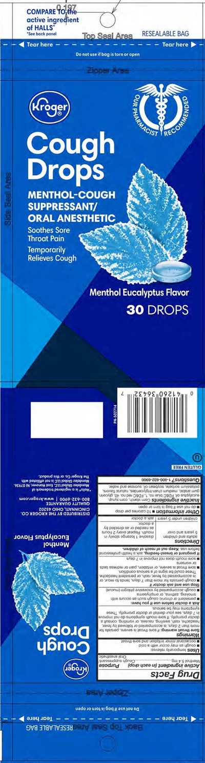 Kroger Menthol 30ct 502714 3 13 2020